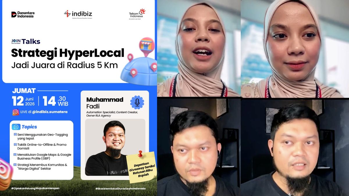 Pelaku Usaha Antusias Ikuti Sesi Join Talks Indibiz tentang Strategi Hyperlocal