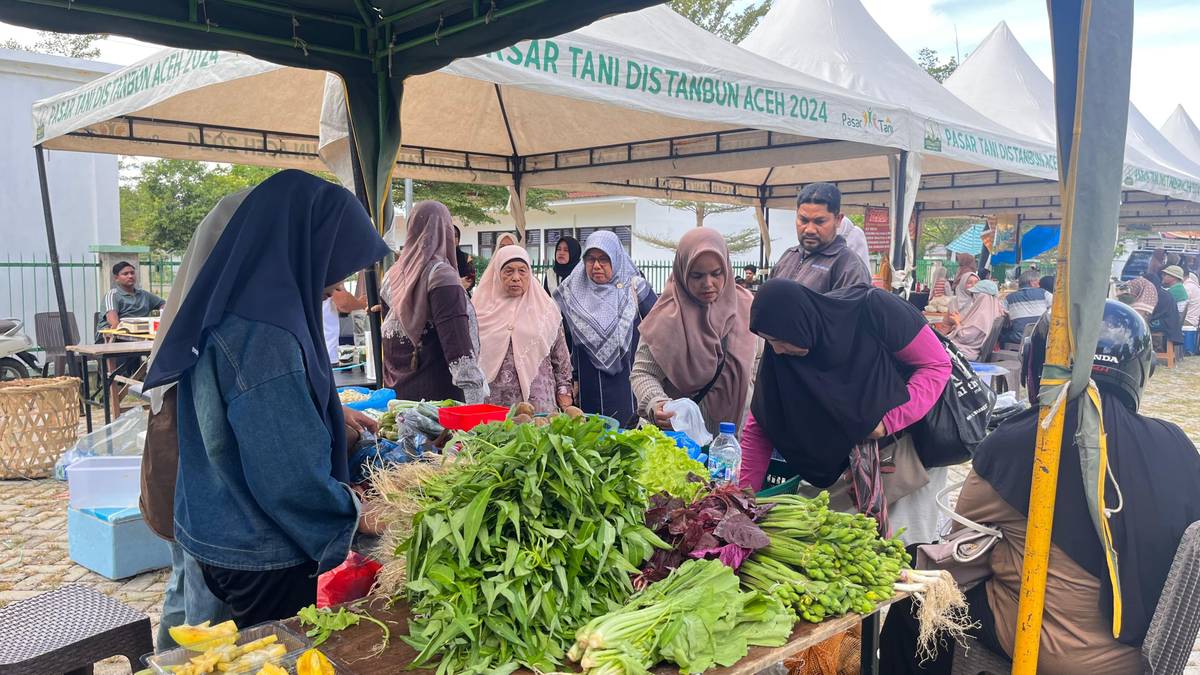 Pasar Tani Aceh Lagi-Lagi Diserbu Pengunjung