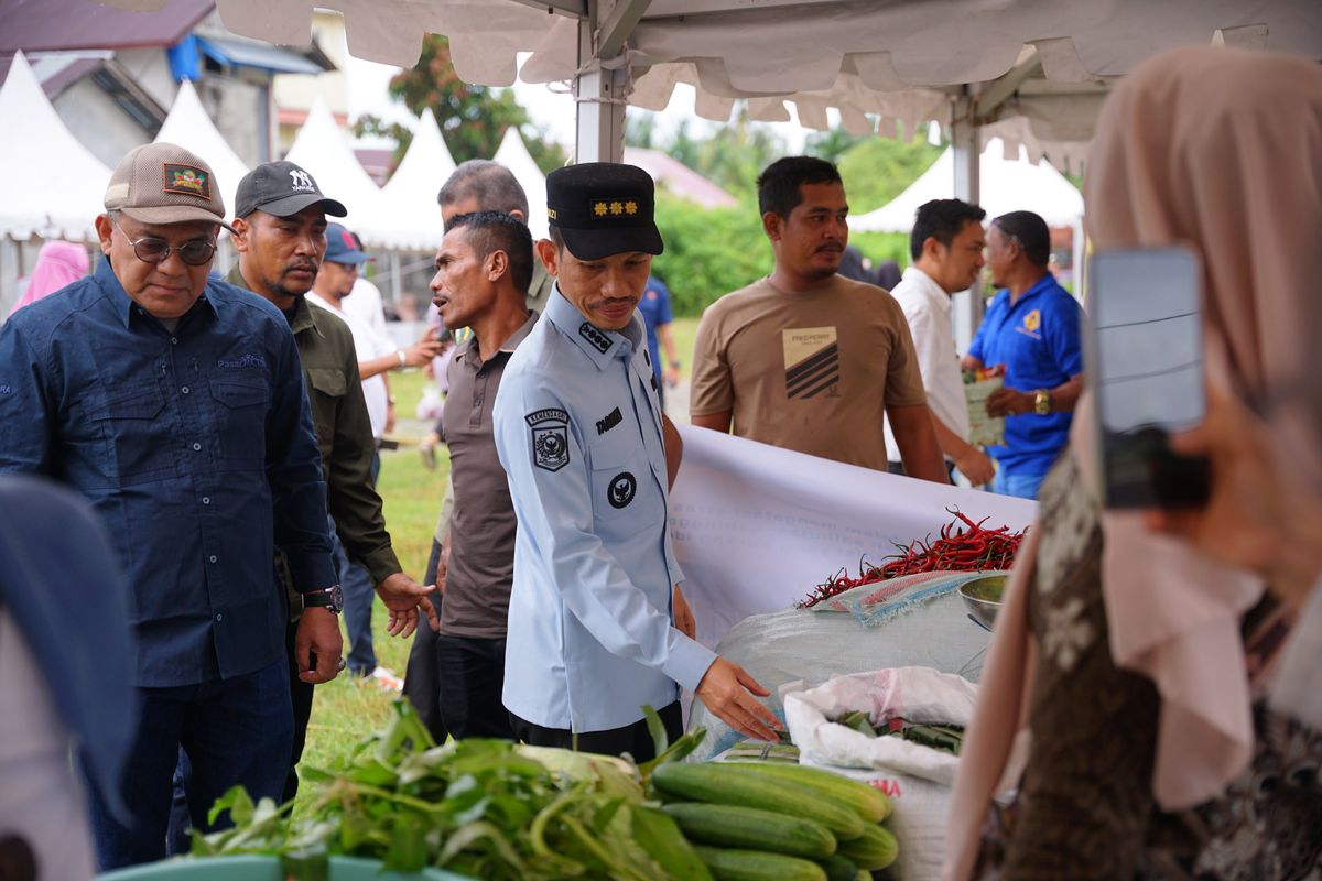 Pasar Tani Aceh di Aceh Barat Sukses Besar, Warga Serbu Pangan Murah dan Produk UMKM