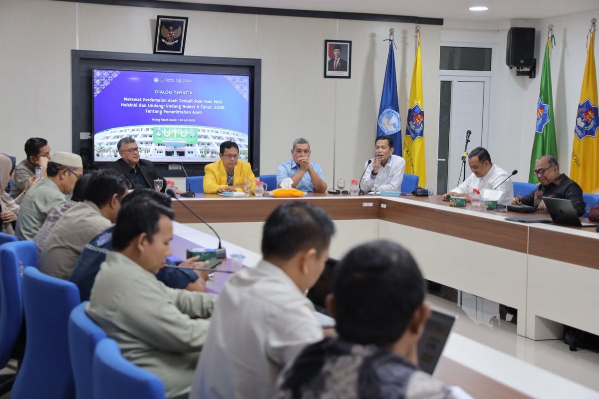 Lembaga Wali Nanggroe Gandeng Akademisi UTU Perkuat Implementasi MoU Helsinki