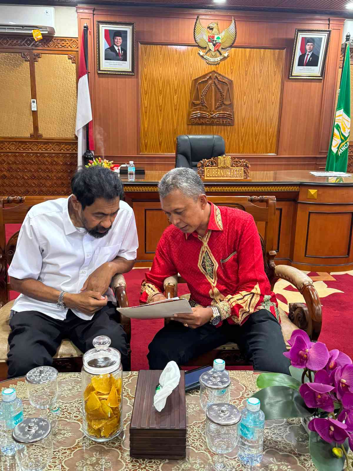 Kementan Siapkan 2,5 Triliun, Pesan Mualem: Maksimalkan untuk Pemulihan Sawah dan Kebun
