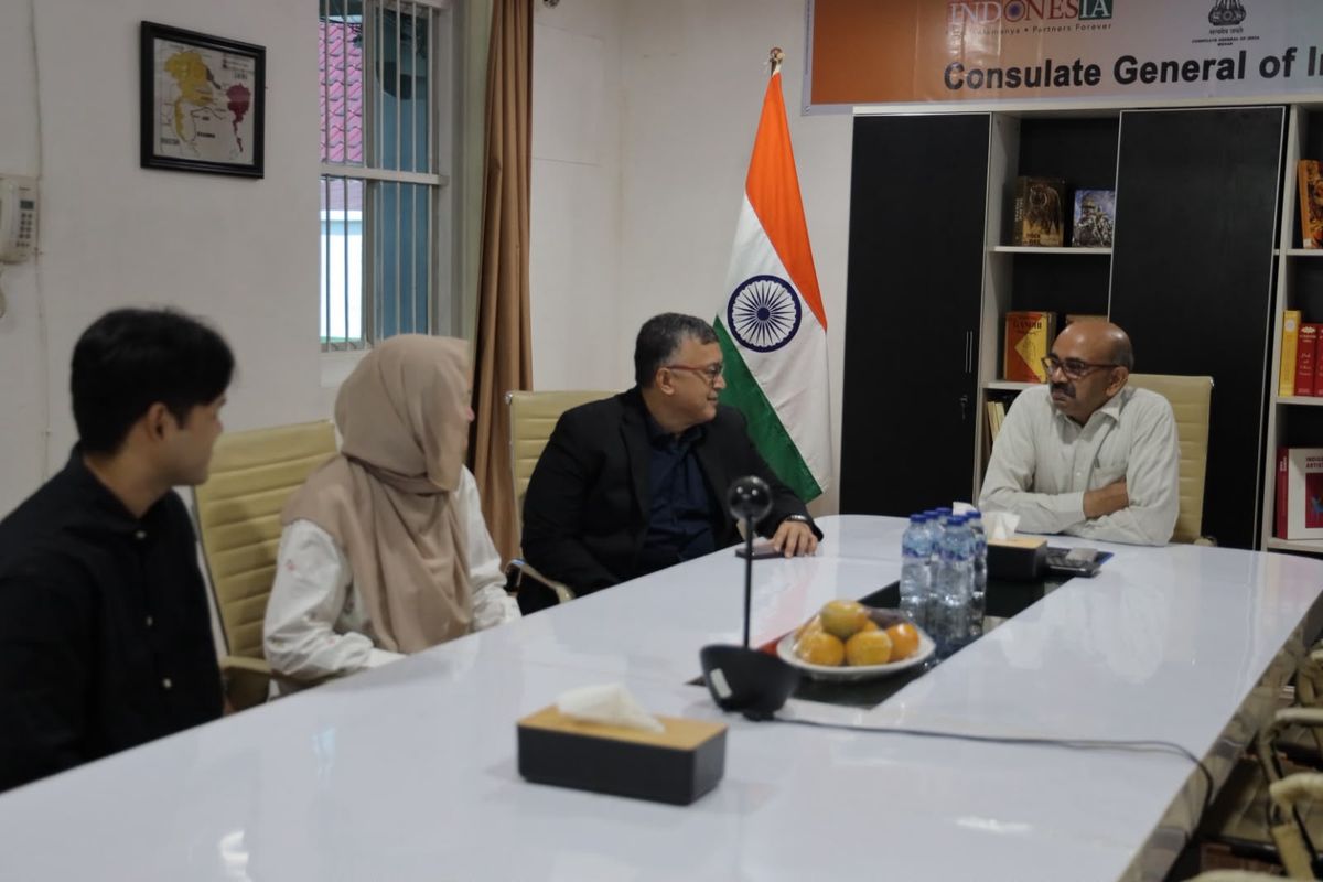 Staf Khusus Wali Nanggroe Bahas Penguatan Kerja Sama Strategis Aceh–India dengan Konsul Jenderal India