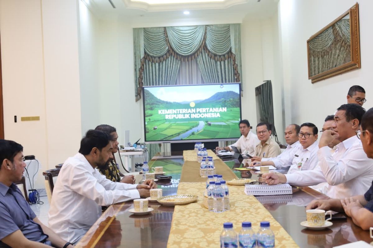 Kementan : Penjelasan Pemerintah Aceh Soal Bantuan Pemulihan Pertanian Sudah Sejalan dengan Data Kami