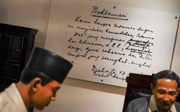 Sempat Dibuang ke Tempat Sampah, Begini Nasib Naskah Proklamasi Tulisan Bung Karno