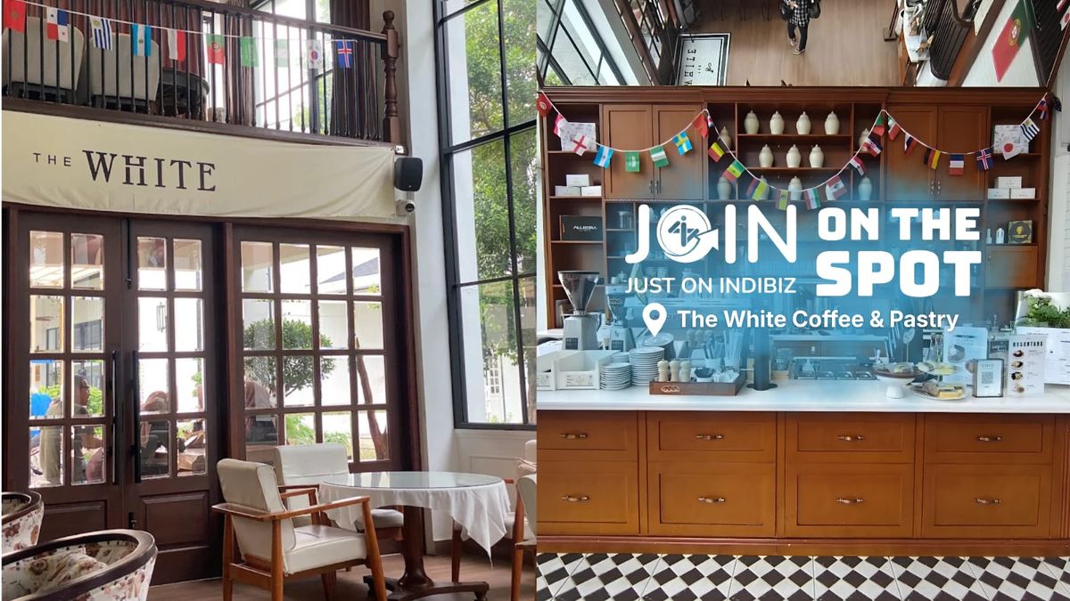 Bukan Sekadar Ngopi, The White Coffee and Pastry Hadirkan Working Space dengan WiFi Indibiz