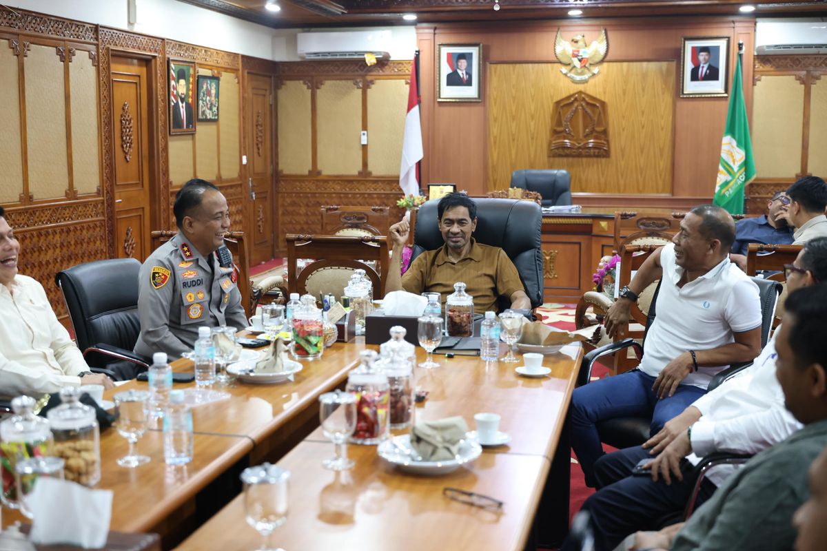 Mualem Bersama Kapolda dan Ketua DPRA Bahas Mitigasi Bencana