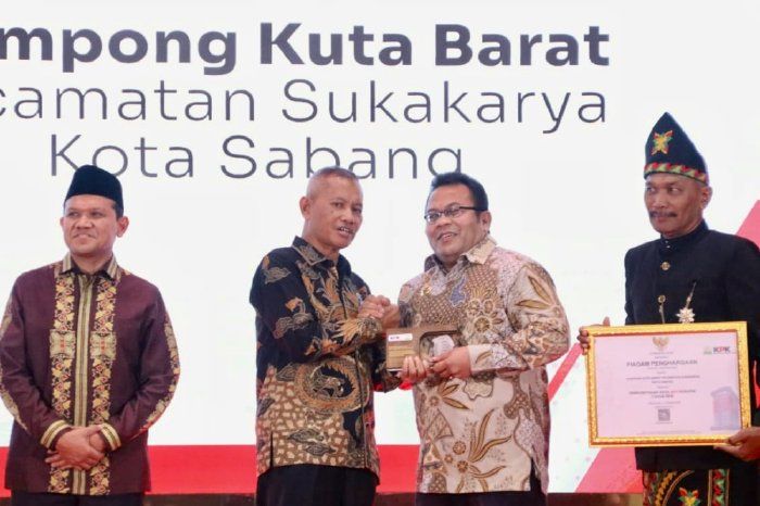 Wali Kota Sabang Tekankan Integritas Usai Kuta Barat Raih Predikat Desa Antikorupsi